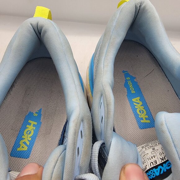 Hoka One One Bondi 8 Mens 10.5 D Shoes Blue Running Gym Walking 1123202 ABDB - Picture 9 of 13